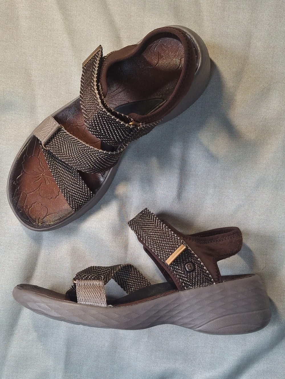 Bzees Women's Jive Sandals Brown Size 10